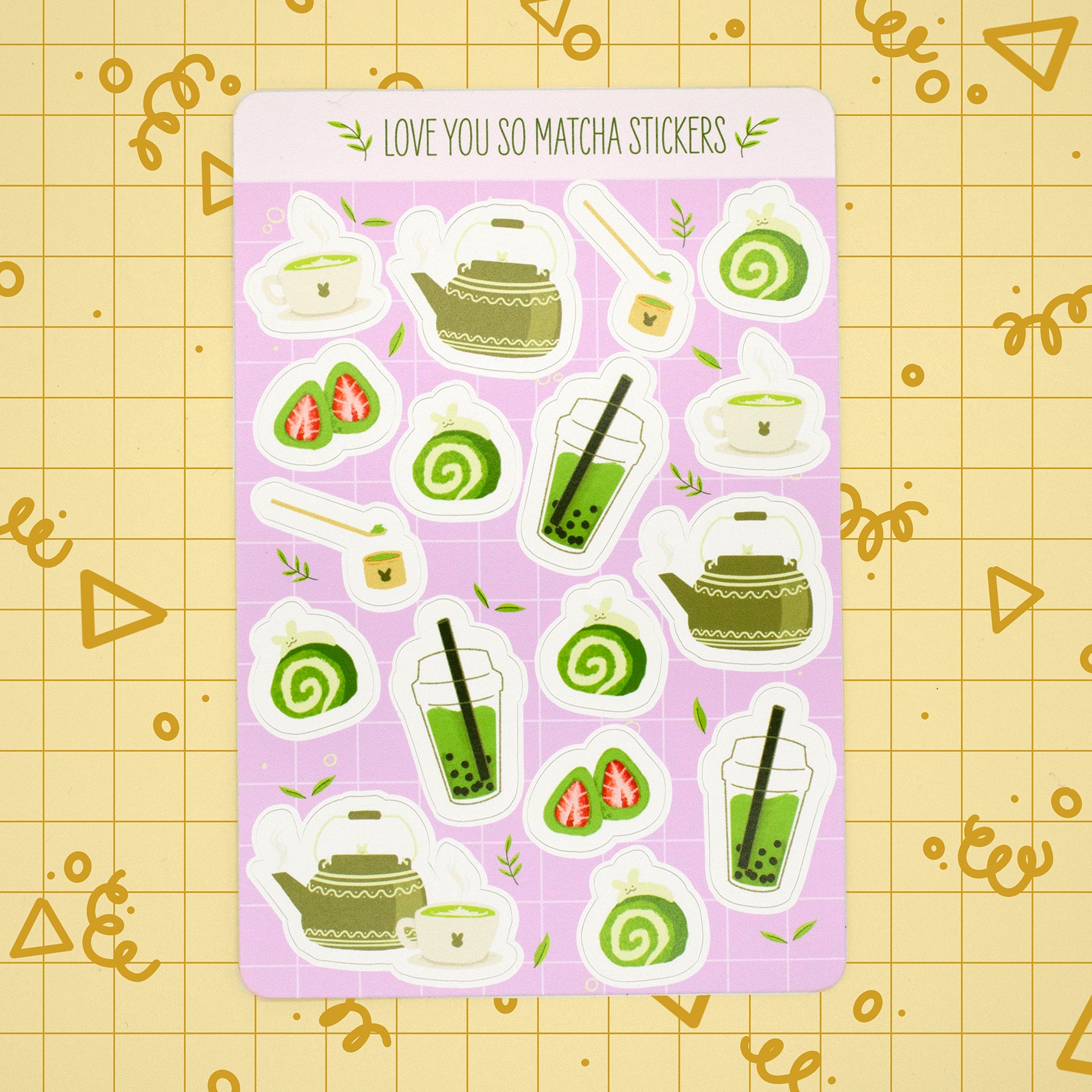 I Love You So Matcha Sticker / Magnet – Stickers x Samantha