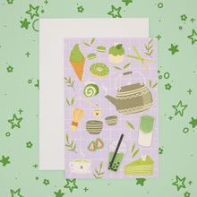 Load image into Gallery viewer, Love You So Matcha Card

