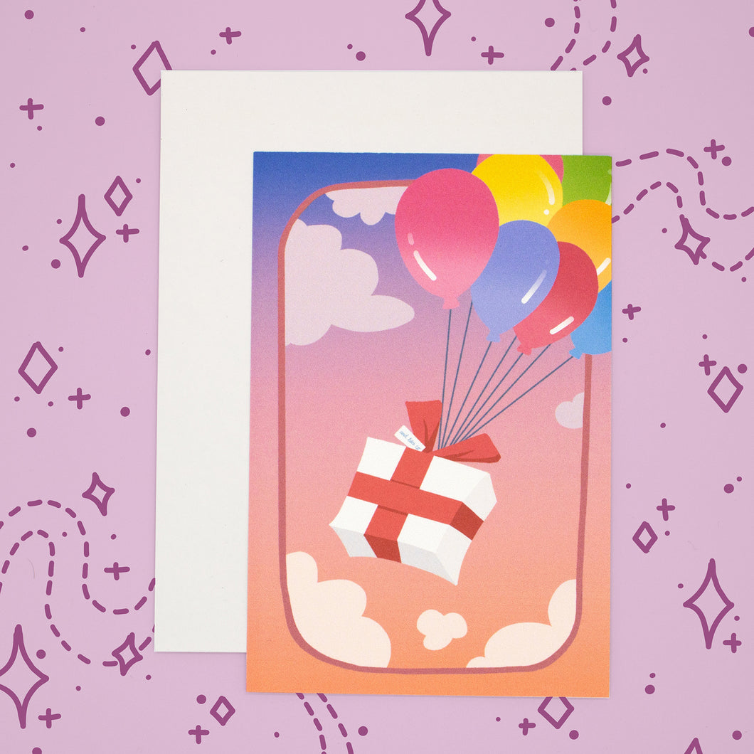 Floating Present Card